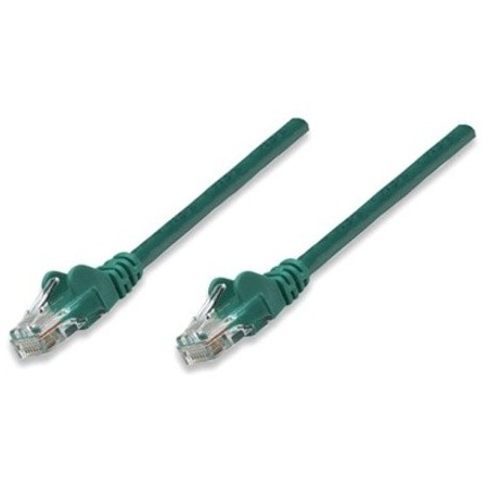 Intellinet Network Solutions 10 Ft Green Cat5E Snagless Patch Cable 319782